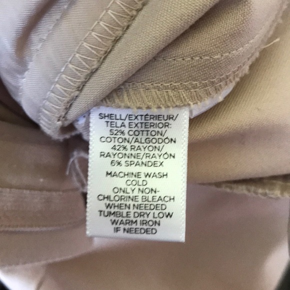 Sz 4 Ann Taylor Loft khaki colored dress slacks - Picture 5 of 5